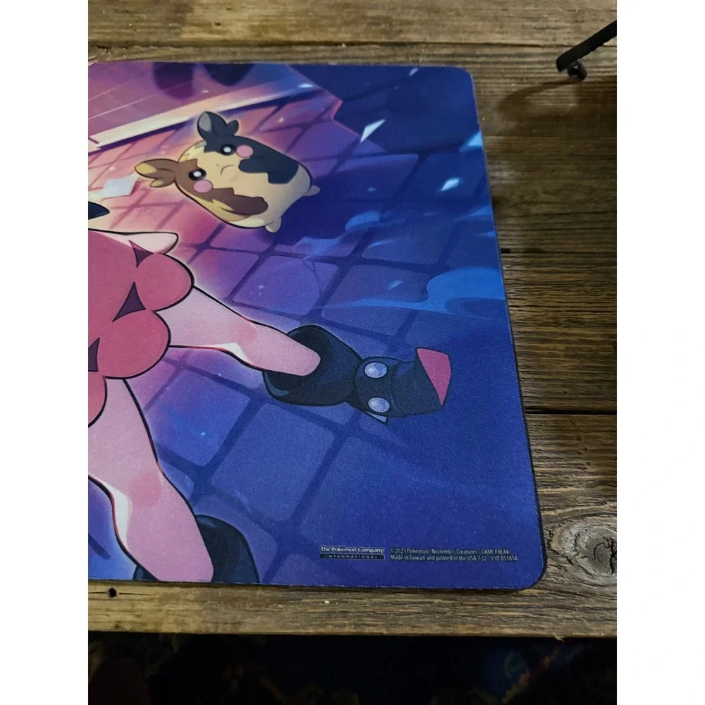 2023 Pokemon TCG Crown Zenith Marnie Morpeko Playmat TCG Accessory Multi Color